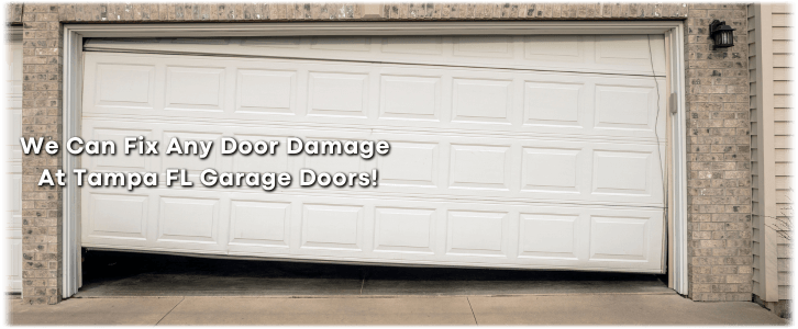 Garage Door Off Track In Tampa FL